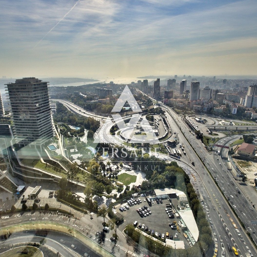 İstanbul’un en merkezi noktası olan Zincirlikuyu’da bulunan Çiftçi Towers’ta olağanüstü boğaz ve şehir manzaralı, ferah, muhteşem, kiralık, lüks daire.